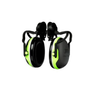 3M™ Peltor™ Orejera X4P51E para Casco de Ala Ancha, doble copa NRR 26 dB, Negro, 10 piezas por paquete